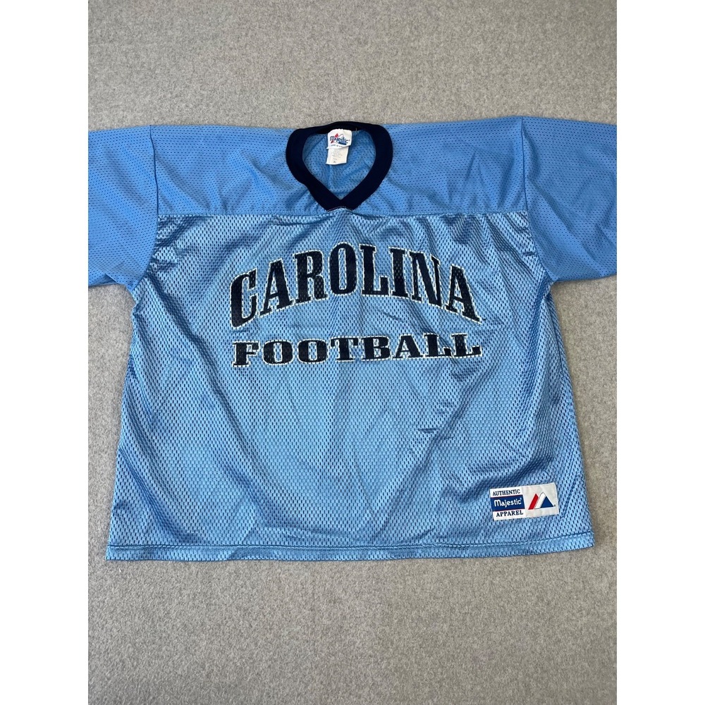 Vtg University Of North Carolina Tar Heels Football Jersey Mens XL Blue Mesh USA - Picture 2 of 9